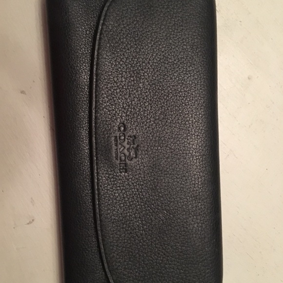 Coach and Four Handbags - Coach black leather wallet like new